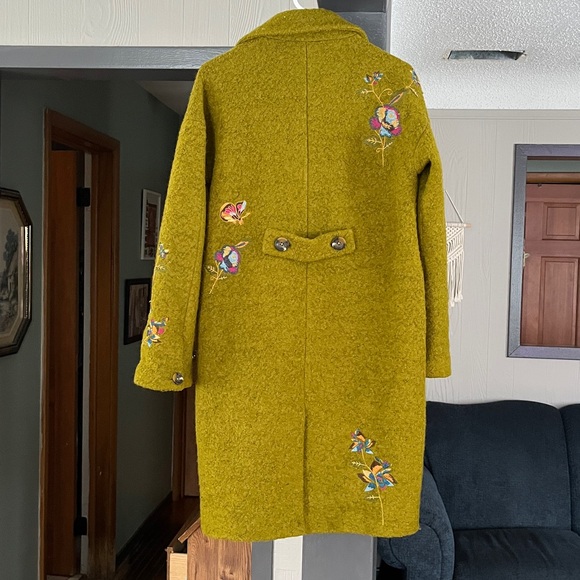 Sundance Wool blend fairy whimsical peacoat - Picture 12 of 14